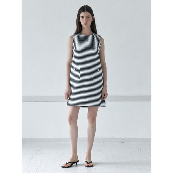 stripe  dress_black