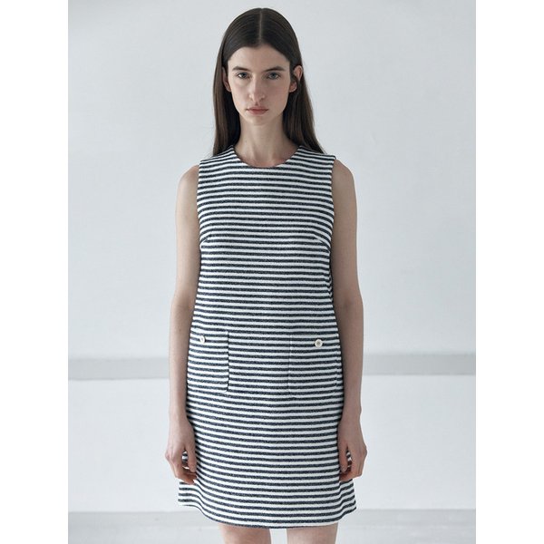 stripe  dress_black