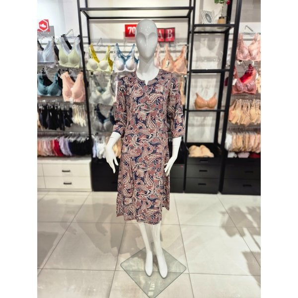 [시흥점] S 와코루) 수입 레이온 여성 홈웨어 원피스 WGN364W-NB