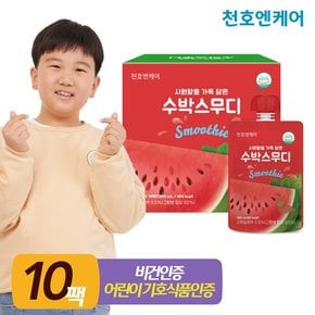 시원함을 가득 담은 수박스무디 100mL 10팩 1박스