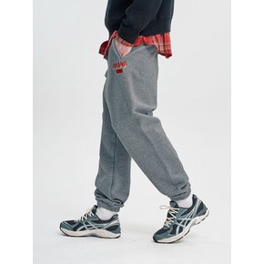 GRAND BANDING SWEAT JOGGER PANTS_CHARCOAL