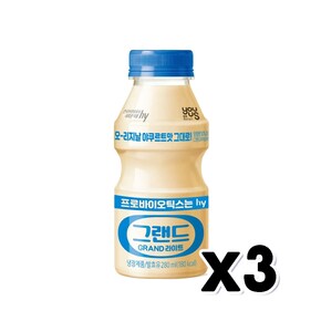 유어스 야쿠르트그랜드 라이트 대용량요구르트 280ml x 3개