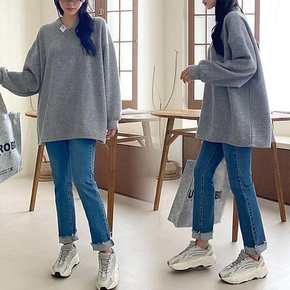 위쉬몰 IL 라벨브이박스긴팔티(K460H509) 빅사이즈