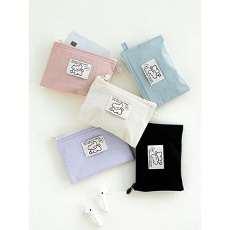 라이브워크 코이 트윌 플랫 미니 파우치