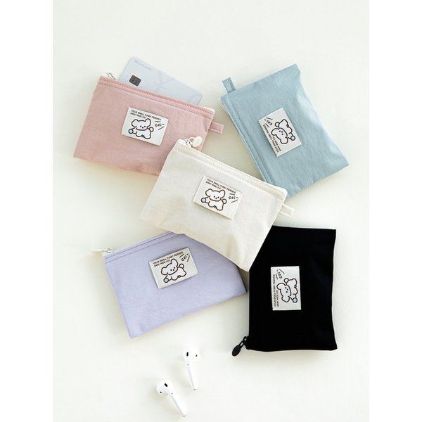 코이 트윌 플랫 미니 파우치