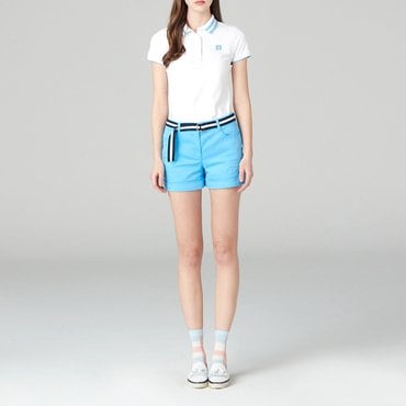 ONOFF [온오프골프웨어] 여성 스트레치 면 반바지 OF5702LA_SKYBLUE