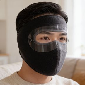 방한마스크 겨울 고글마스크 풀커버 라이딩 보드 낚시 등산 겨울철