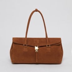 Luv lock duffle bag(Suede caramel)_OVBAX24521SAL