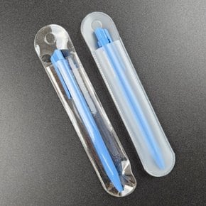만년필 파우치 볼펜 케이스 필기도구 PVC 포켓 펜 연필 선물 포장 비닐 커버 슬림 판촉 반투명