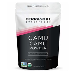 [해외직구]테라소울 슈퍼푸드 카무카무 파우더 99g/ Terrasoul Superfoods Camu Camu Powder 3.5oz