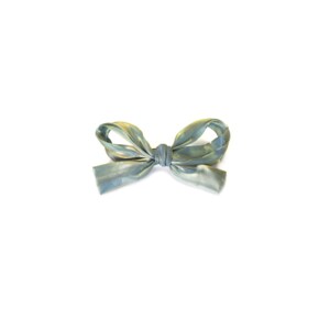 TL016 Faded silky hair mini ribbon pin