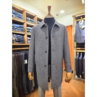 브렌우드 [여주점] 코오롱 브렌우드 남성 울 캐시미어 블렌디드 하프 코트 BRCBW25541GYX