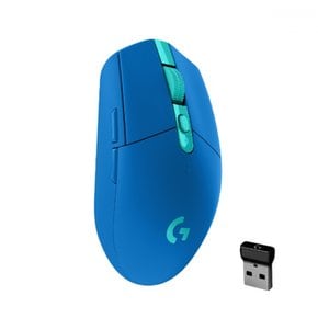 로지텍 게이밍 마우스 G304 라이트스피드 블루 G304-BL (광학/무선 (무선) /버튼 6개/USB)