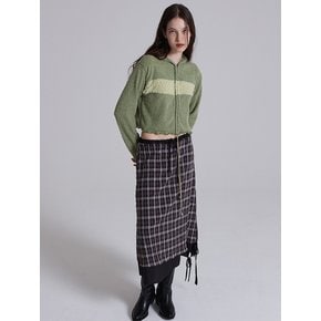 KIWI JUMPER IN GREEN (퍼 후드 집업)