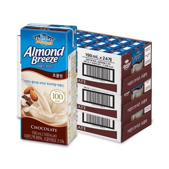 매일우유 매일 아몬드브리즈 초콜릿 190ml 72팩/두유/음료/음료수