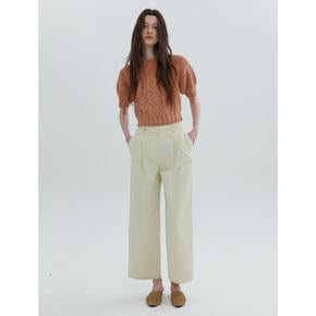 [정상가139,000원] Two Tuck Chino Pants  Butter (WE3321T640)