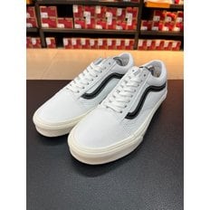 [파주점] (남여공용) 올드스쿨 (Old Skool)(Leather White/Black)(VN0007NTYB2)