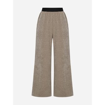 써스데이아일랜드 접밴드 와이드 팬츠_T256MPT141W