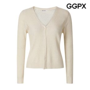 웨이브 짜임 쿨링 가디건 (GQ4KG006F)