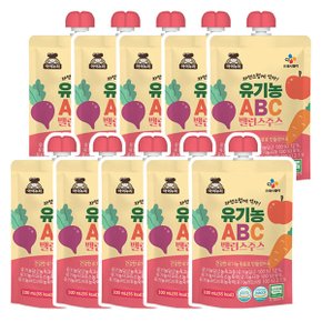 CJ 아이누리 유기농 ABC밸런스 ABC주스 100ml x 10개