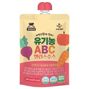 CJ 아이누리 유기농 ABC밸런스 ABC주스 100ml x 10개