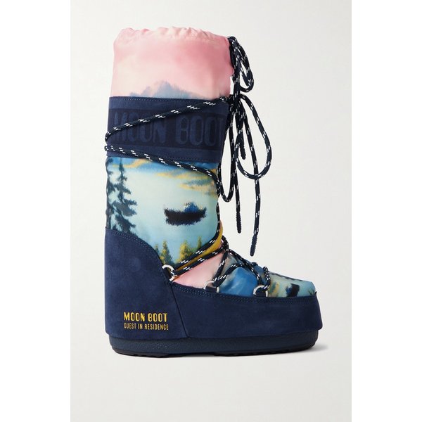 문부츠 게스트 인 레지던스 아이콘 포스트카드 스웨이드 트림 스노우 부츠 46376663162981191