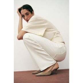 우먼 ZARA 자라 슬링백 힐 타우페 그레이 2216/810/131 11562414
