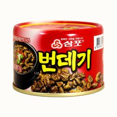 캠핑 혼밥 통조림 삼포 번데기/130g