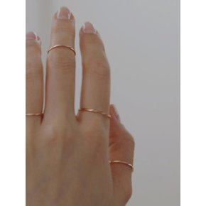 [단독]14K gold diagonal cutting ring