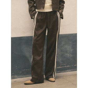 시타 Wool Blend Formal Soft Track Pants_CTB530(Brown)