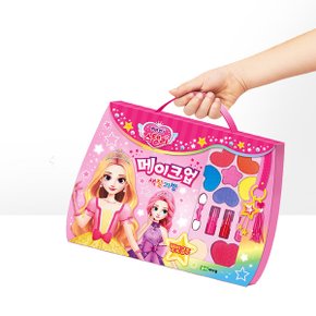 해피 스텔라 메이크업 색칠 가방 별빛 공주 l 메이크업 키트+색칠 놀이북+스티커