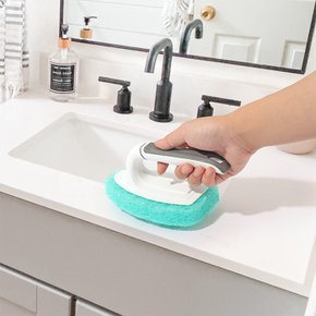 스카치브라이트 흠집 방지 욕조 닦이 욕실 청소 브러쉬