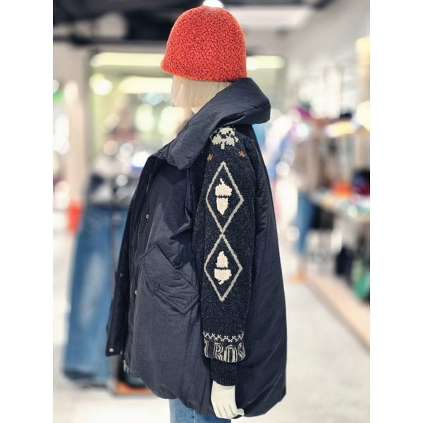 [파주점] 니트 소매 구스 다운 패딩 BAPDA5561-DN