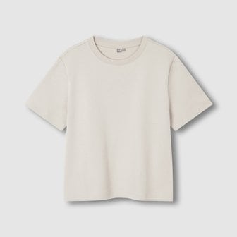 JAJU 여 헤비 코튼 반팔 티셔츠 J1159011030AW