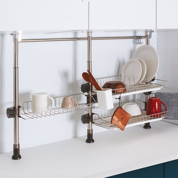 [G]클린스 기둥식 식기건조대 400 3단 확장형