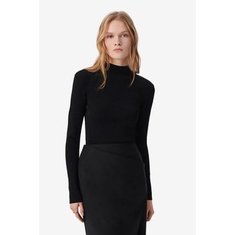 IRO [여주점] [이로] 여성 FENYA 립 하이넥 니트 탑 IOWBS25101BKX