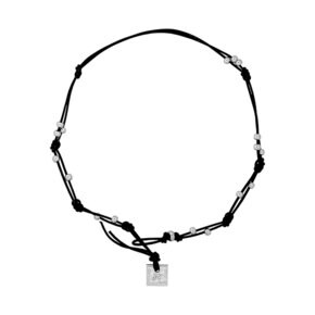 layered leather necklace
