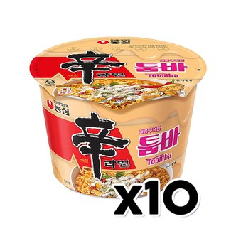  농심 신라면 툼바 큰컵사발면 113g x 10개