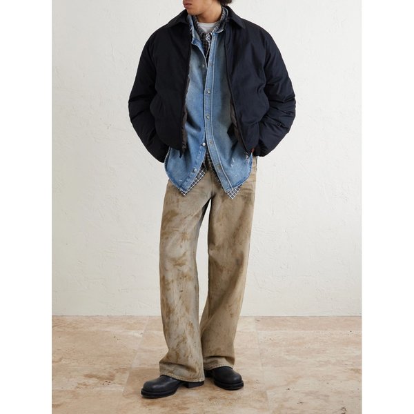 페인트 스플래터 디스트레스드 데님 셔츠 46376663162969976