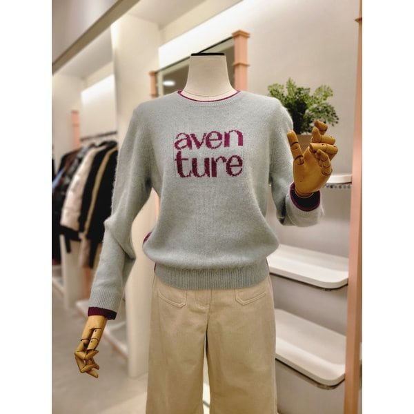 [여주점] 여성엠블럼 포인트 라쿤 블렌디드 울 니트 (ITPCKPO880)