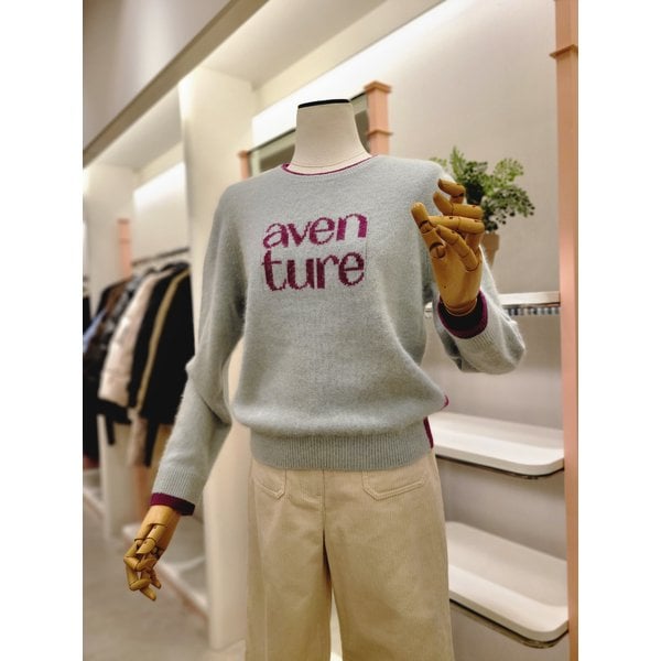 [여주점] 여성엠블럼 포인트 라쿤 블렌디드 울 니트 (ITPCKPO880)