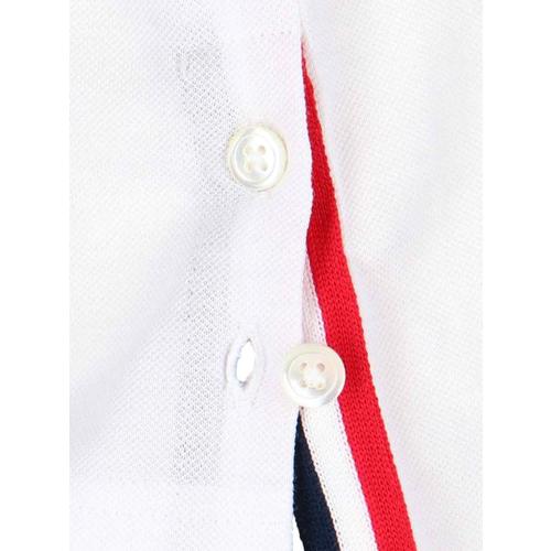 톰브라운 피케 포켓 폴로 티셔츠 MJP022A 01455 100 WHITE