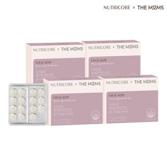 뉴트리코어 [뉴트리코어X더맘스] 하이퍼셀 활성형 엽산 800 30정 x 3+1박스