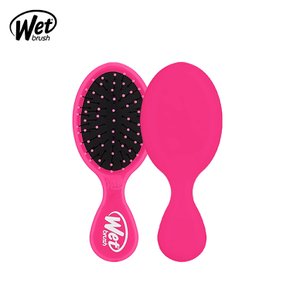 wet brush 미니 디탱글러 핑크 헤어브러쉬 드라이 빗 극손상모 두피 마사지