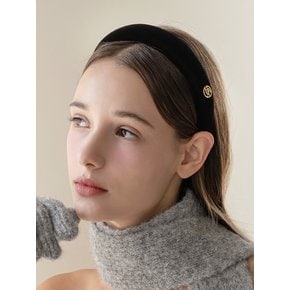 HDM002 Classic velvet wide hair band