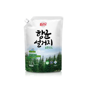 트리오 천연피톤치드 주방세제 리필 1.2L_P301779005