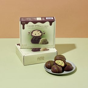[떡 1위] 더바른 초코팅 말차크림떡 1box 개별포장 국내산