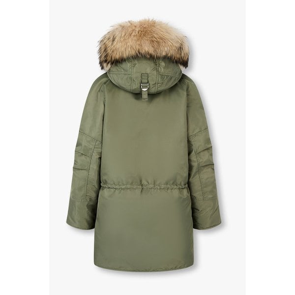 라쿤 퍼 후드 다운 점퍼 7115417Y03137