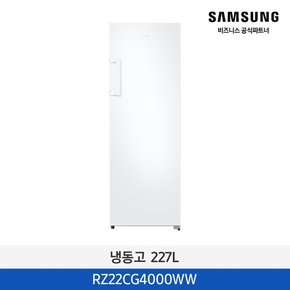 [삼성무료설치] 냉동고 227L 1도어 RZ22CG4000WW 화이트 슬림 인테리어