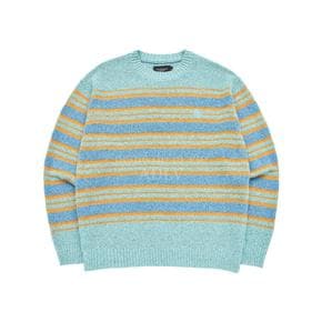 SYMBOL LOGO RIVET STRIPE TERRY KNIT MINT 심볼스트라이프 민트 KNSRST-MNT